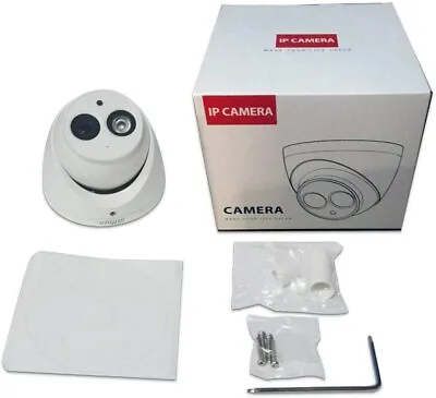 US Dahua IPC-HDW4631C-A 6MP POE IP Camera IR MiC Audio Outdoor IP67 Metal  • $65.55