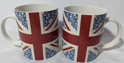 £14.50 • Buy Set Of 2 Tesco British Union Jack Flag Coffee Mug Cups