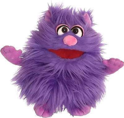 Living Puppets - Mugs The 12-Inch Purple Friendly Monster Plush Hand Puppet • $40.05