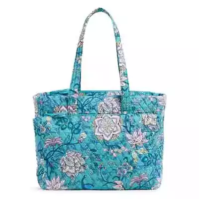 Vera Bradley Ultimate Travel Tote Peacock Garden Shoulder Purse Bag • $75.99