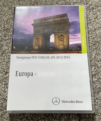 Mercedes Benz Europe 2013-2014 Sat Nav Disc Dvd Rom Europe Satellite Navigation • £26.99