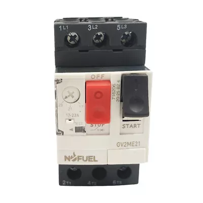 NEW GV2ME21 17-23A Manual Motor Starter Button Motor Circuit Breaker GV2M Series • $36.99