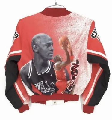 Vintage Michael Jordan #23 NBA Jacket - Size 14/16 - Like Adult XS - Chalk Line • $225