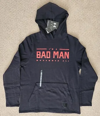 NEW Under Armour Muhammad Ali I'm A Bad Man Loose Heat Gear Hoodie - Men's Sz:MD • $99.99