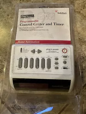 Radio Shack Programmable X10 Control Center And Timer Clock 61-2470 New • $24.95