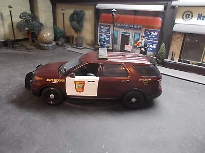 Minnesota State Patrol 1/18 Scale Ford Explorer With Lights. • $200