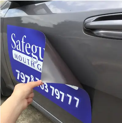 Car Magnetic Sign Vehicle Car Sign High Quality Vehicle Magnetic Printed X 2 • £1