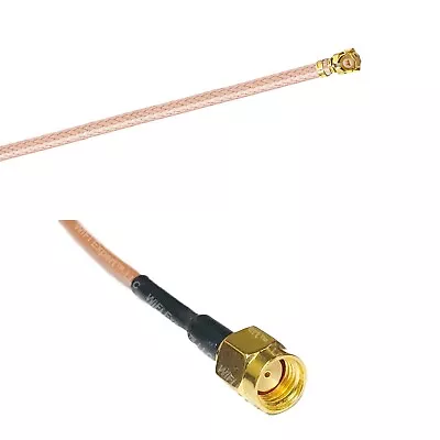 RG178 IPX U.FL To RP-SMA MALE Coax RF Cable USA-Ship • $12.74