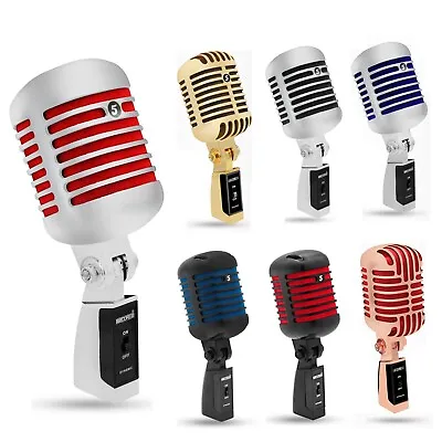 5Core Classic Retro Dynamic Vocal Microphone Vintage Style Unidirectional Mic • $37.88