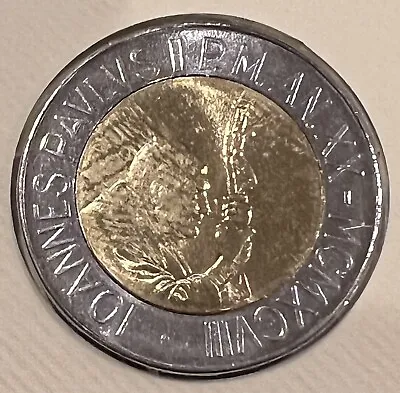 500 Lire Vatican Coins 1998 – IOANNES PAVLVS II (Pope John Paul II) • $14.95
