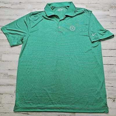 Nike Golf Tour Performance Myrtle Beach National Polo Shirt Green Men's XL • $14.99