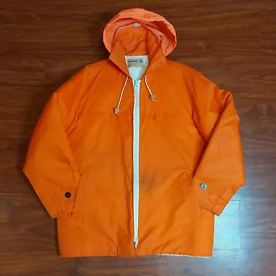 VTG Mariner Flotation Jacket By Empress Orange 3010 Mens Large Made In USA  • $37.99