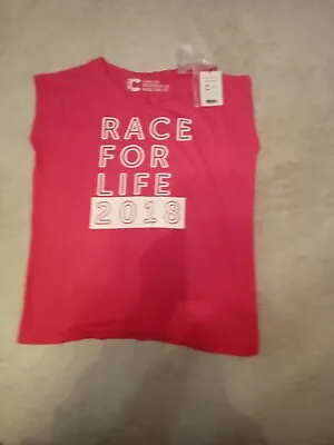 Cancer Research UK Dated T.Shirt Race For Life Size 14 • £1.25