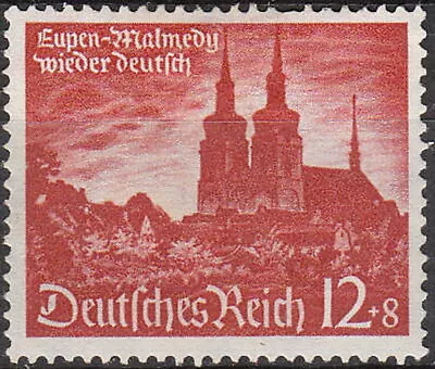 Stamp Germany Mi 749 Sc B175 1940 WW2 Fascism Eupen Malmedy Belgium MNH • $3.99