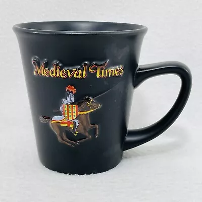 Medieval Times Mug Knight Armor Horse Fight Battle War Warrior Black Embossed 3D • $20.99