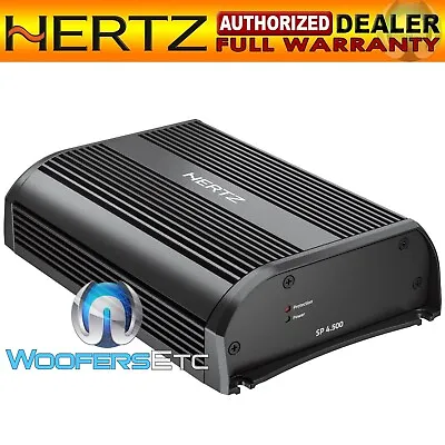 Hertz Sp4.500 4channel 600w Rms Speakers Tweeters Small Motorcycle Amplifier New • $379.99