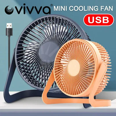 $12.62 • Buy Vivva 4inch/8inch Portable Mini USB Small Cooling Fan Desk Desktop Cooler 360°