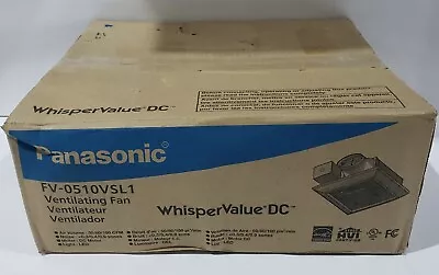 Panasonic WhisperValue DC Exhaust Fan/LED Light And Night Light FV-0510VSL1  • $156