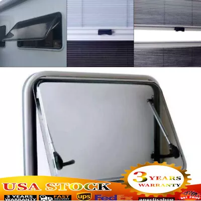 Ventilate Insulate Deluxe RV Camper Windows Vent RV Window Hatch W/Awning Screen • $166.25