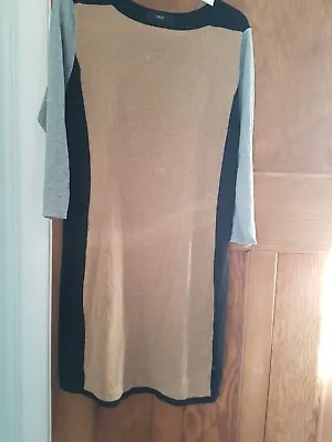 Lovely Colour Block Next Jumper Dress Size 12 • £6