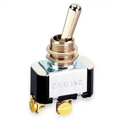 Carling Technologies 6Fa58-73 Toggle Switch Spst 2 Connections On/Momentary • $5.59