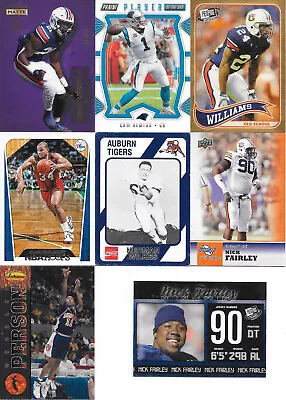 Auburn Tigers Card Lot Smoke Monday #d Nick Fairley Charles Barkley Bo Jackson + • $5.99