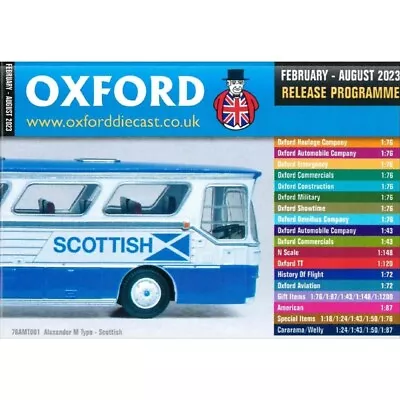 £1.90 • Buy Oxford Diecast 48 Page Release Programme Catalogue Feb-Aug 2023