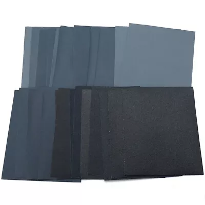 9x11'' Wet Dry Silicon Carbide Waterproof Sandpaper Sheets 80-3000 Assorted Grit • $18.04