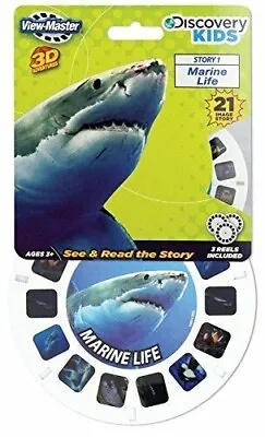 MARINE LIFE View-Master Reel Discovery Kids 3D Shark Killer Whale 3 Pack NEW! • $12.40