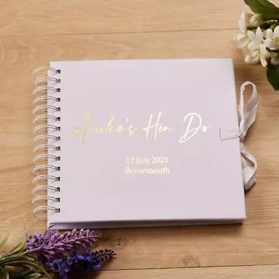 £14.99 • Buy Personalised Hen Night Do Guest Book Scrapbook Or Photo Album WSPR-52