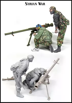 1/35 Scale Unassembled Army Soldier Resin Figures Resin Model Kits DIY Adult Toy • £12.35