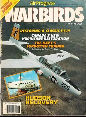 $3.95 • Buy AP WARBIRDS V8 N3 PT-19 CORNELL RCAF_TEMCO TT-1 PINTO_CANADA HURRICANE Mk.XII