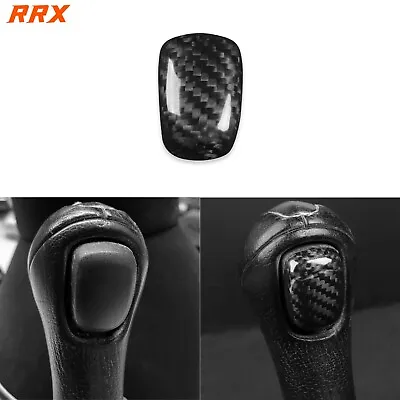 3K Carbon Fiber Gear Shift Knob Button Cover For Infiniti G35 G37 FX35 QX50 QX70 • $18.89