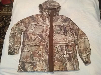 FIELD & STREAM ~ Sz XL HydroProof Ultra Mossy Oak Treestand Camo Hunting Jacket • $39.99