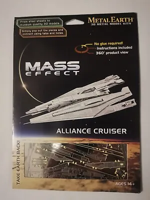 Mass Effect Metal Earth Alliance Cruiser Model Kit • £7.99