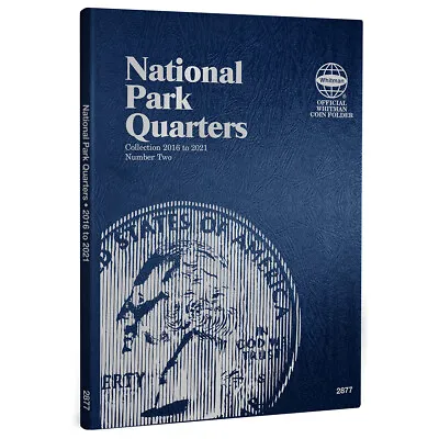 U.S. National Park Washington Quarters #2: 2016-2021 - Whitman Coin Folder • $5.99