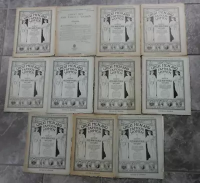 11 Vols  Great Men And Famous Women -1890s-Many FP Illustrs-See Desc For Vol #s • $35