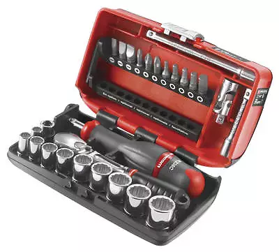 £179.94 • Buy Facom 1/4  RL.NANO112 Compact 12 Point Socket Set Metric - RL.161 Sealed Ratchet