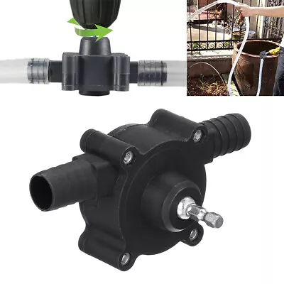$8.99 • Buy Hand Electric Drill Drive Self Priming Pump Oil Fluid Water Transfer Tools Home