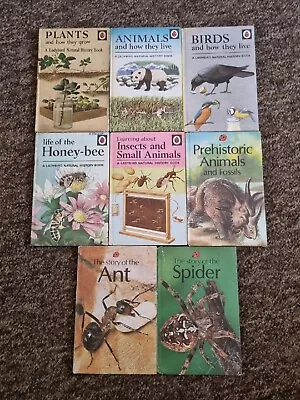 Vintage Ladybird Books Nature Series 651 8 Matt Books Near Full Set K4 • £29.95