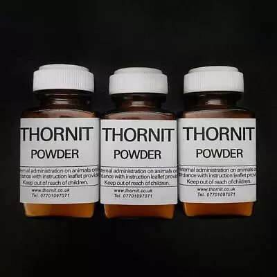 £37.75 • Buy 3 X 20g THORNIT POWDER -100 YEAR OLD ORIGINAL PROVEN Formula For EAR MITES DOGS 