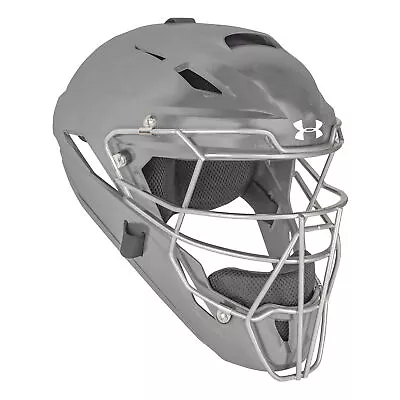Under Armour Converge Matte Adult Baseball/Softball Catcher's Helmet - Graphite • $169.95