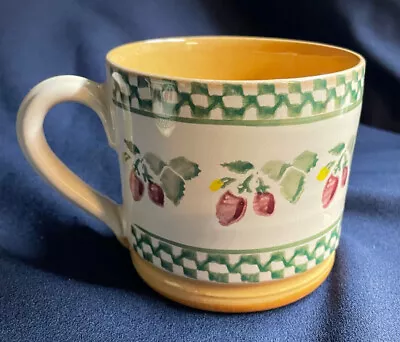 Nicholas Mosse Pottery Handcrafted Ireland -  Strawberry   3.5” Cup Mug (C) • $62.99