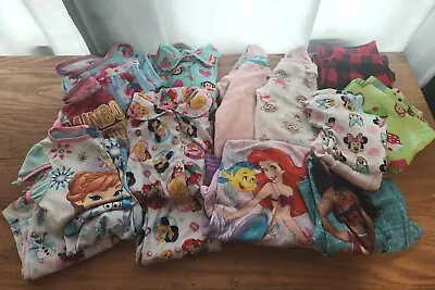 Huge Lot Of 11+ Girls 4T Pajamas And Nightgowns All Seasons-Some Disney • $39