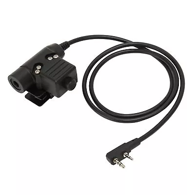 U94 PTT System Military Adapter 2 Pin 3.5mm Headset Adapter For Seri AUS • £15.62