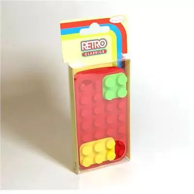 Retro Classics Building Block Silicone Case For IPhone 4/4S - Red/Green/Yellow • £1.99