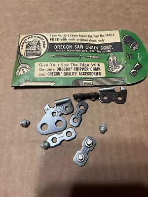 NOS Oregon Chain Repair Kit 42-c 1442-c#8 Vintage CHAINSAW $1 Auctions Saw Parts • $1.50