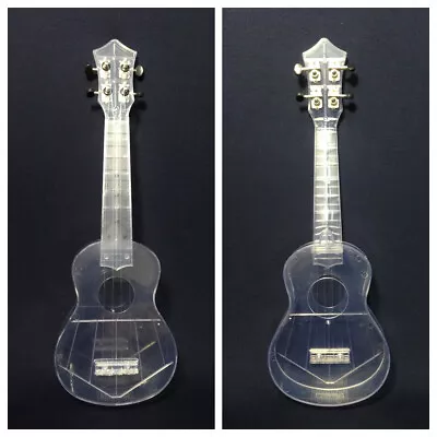 $62 • Buy 21  Fuykan Clear Soprano Ukulele, Transparent, Light-Weight W/Bag,Pick |UK11 CL|