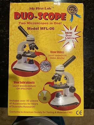 My First Lab MFL-06 Duo-Scope Microscope Open Box New • $40