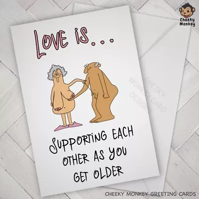 Funny ANNIVERSARY VALENTINES CARD Rude Wife Husband BIRTHDAY Adult Partner Dad • £2.85